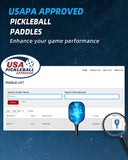 Load image into Gallery viewer, Pickleball Paddles Set of 2/4, USAPA Approved Pickleball Set Pickleball Rackets 2 Pack, Fiberglass Surface Pickle-Ball Equipment, Pickleball Racquet Gifts for Beginners &amp; Pros