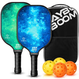 Load image into Gallery viewer, Pickleball Paddles Set of 2/4, USAPA Approved Pickleball Set Pickleball Rackets 2 Pack, Fiberglass Surface Pickle-Ball Equipment, Pickleball Racquet Gifts for Beginners &amp; Pros