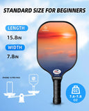 Load image into Gallery viewer, Pickleball Paddles, USAPA Approved Fiberglass Pickleball Set, Lightweight Pickleball Rackets of Anti-Slip Sweat-Absorbing Grip, with 4 Pickleballs, Portable Carry Bag